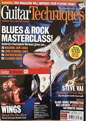 Guitar Techniques Magazin + CD, 11-2008 UK, Blues & Rock