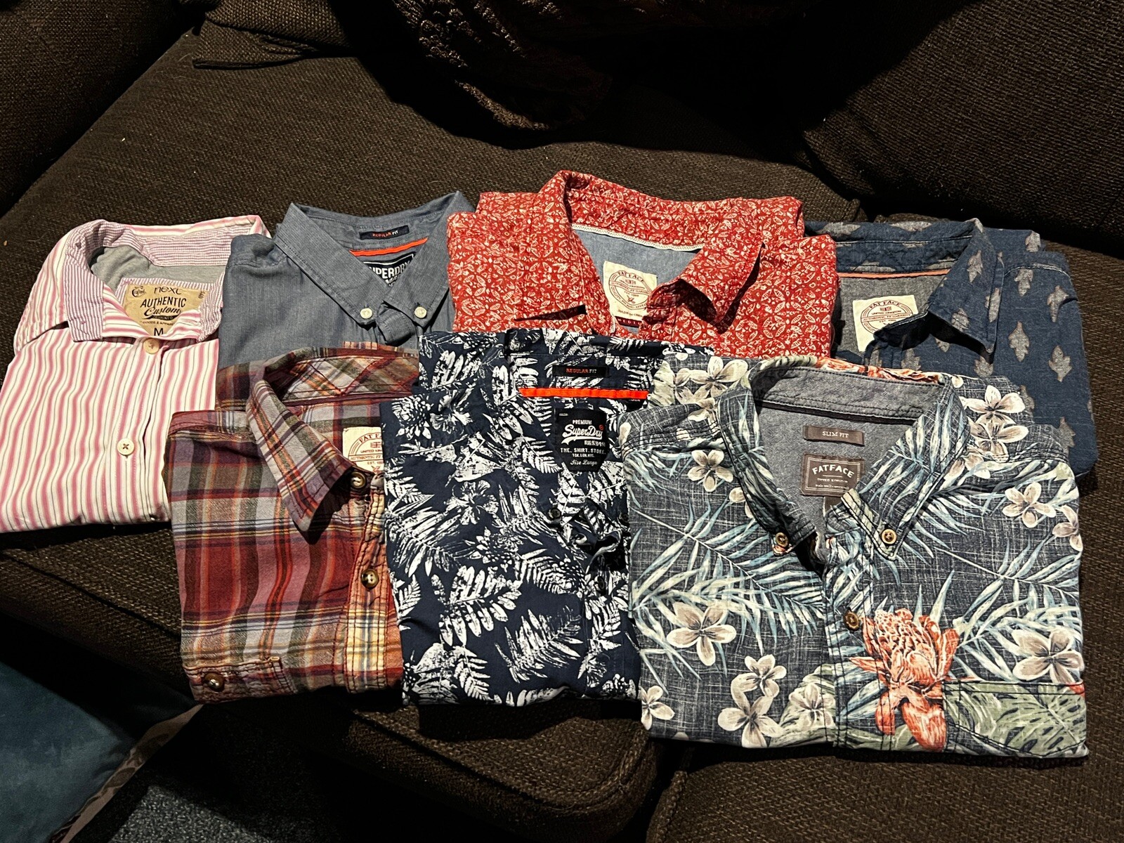 Men’s Medium Short Sleeve Shirt Fat Face eBay