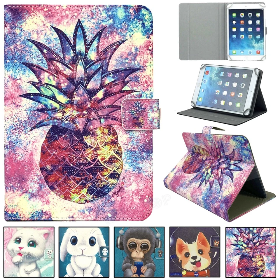 Universal Pattern Case Folio Leather Cover Stand For Android Tablet PC 10" 10.1" - Image 4 of 4