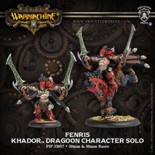 Privateer Press Warmachine Khador Fenris Dragoon Character Solo PIP33057