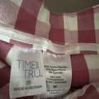 Time And True Pink Checked Capri — photo 9