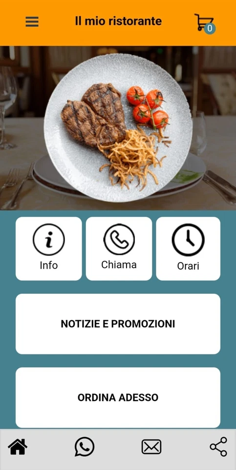 App personalizzata smartphone Android e iOS applicazione pizzeria ristorante Pub - Immagine 3 di 4