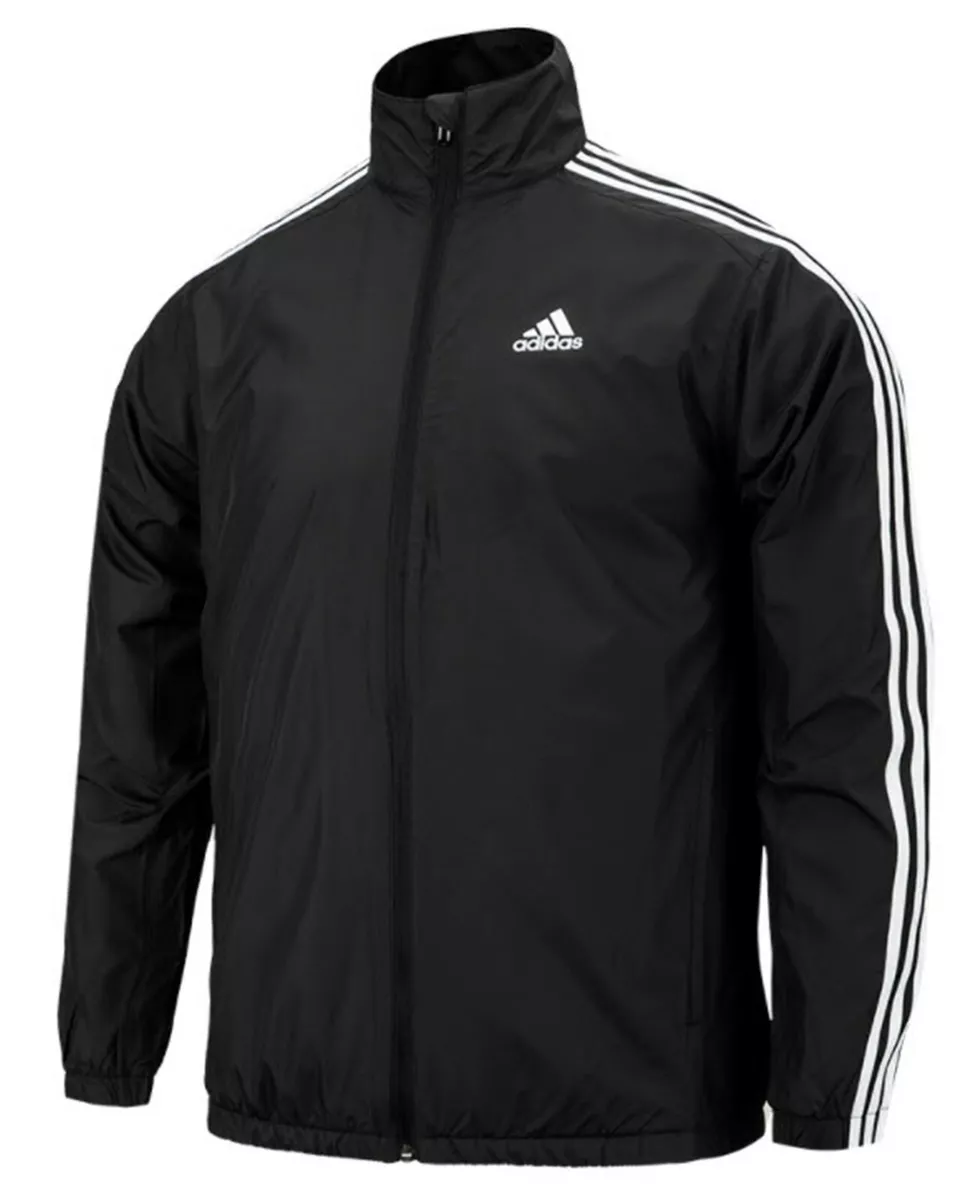 frugthave udslæt enkemand Adidas Men MH 3S Wind Track Jacket Run Black Training GYM Casual Jackets  GE0406 | eBay