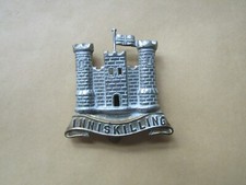 WW1 Royal Inniskilling fusiliers cap badge - Irish interest militaria