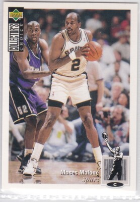 M) 1994-95 Upper Deck Basketball Trading Card Moses Malone #281 | eBay