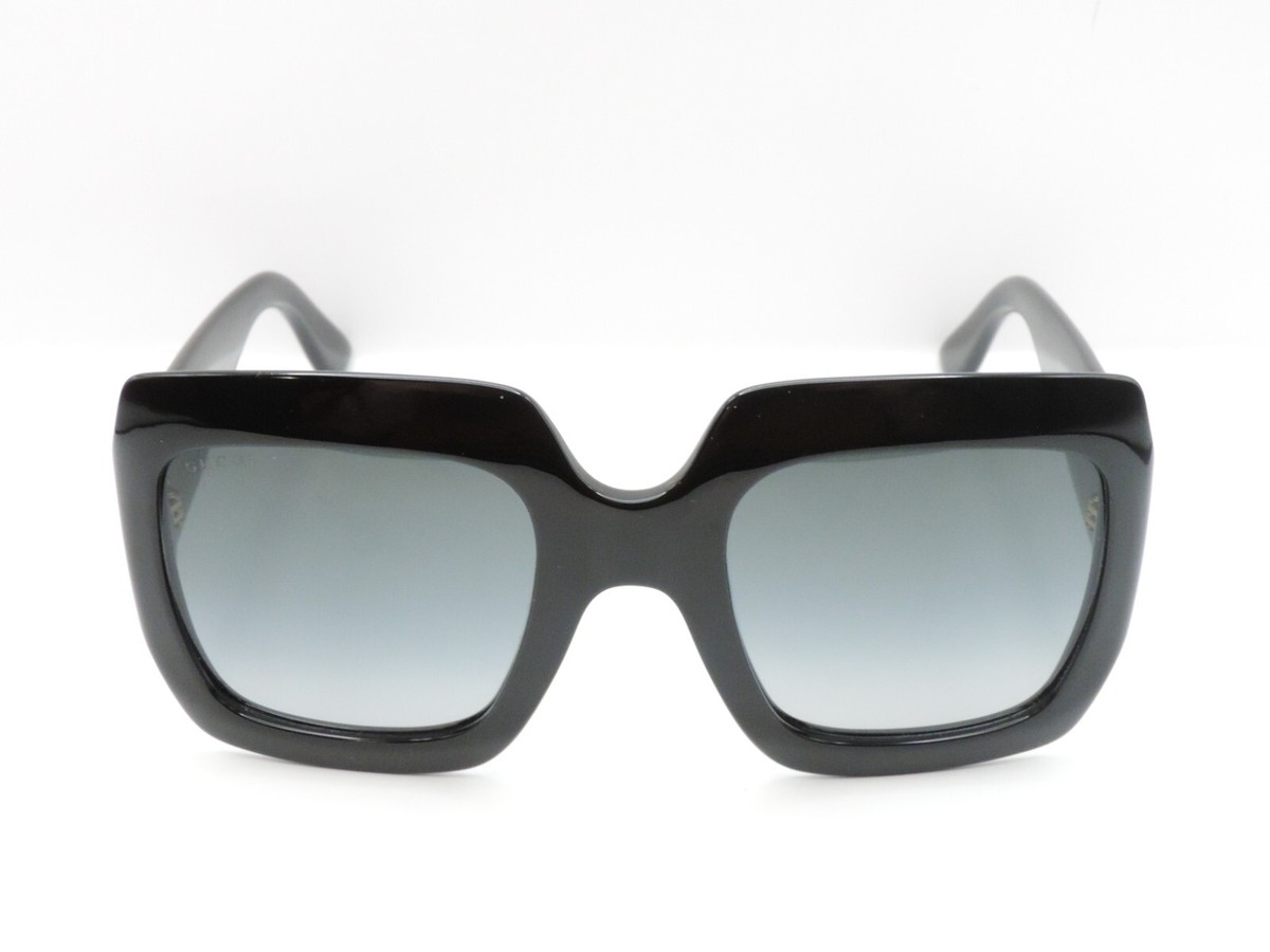 Gucci Oversized Sunglasses || gg0053s 001 54-25-140 Authentic Gucci Black Oversized Square Frame Sunglasses  main image 3