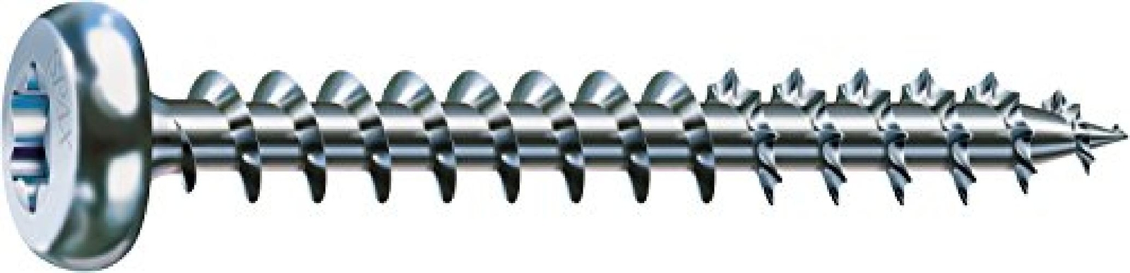 SPAX, A9J, Vite universale, testa semi-rotonda, T-STAR plus, 4 Cut, filettatura