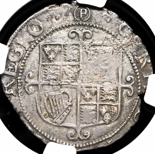 ENGLAND. Charles I, 1625-1642. Silver Shilling, S-2800, NGC XF45 Ex Ken Bressett