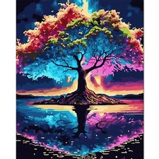 Tree Of Life Paint By Numbers Kit For Adults Canvas Acrylic Adult Paint By Numbe