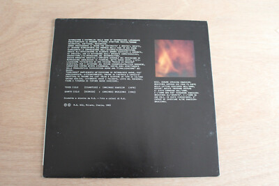M.B. (MAURIZIO BIANCHI) - Carcinosi - LP ORIGINAL NMINT | eBay