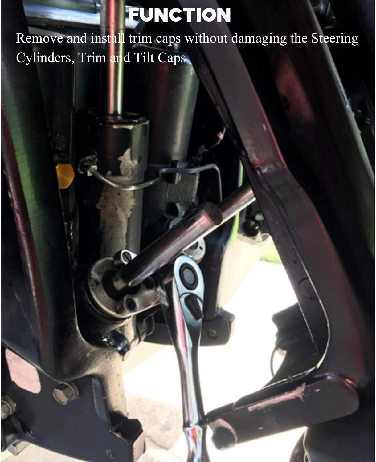 MT0004 Outboard Trim Tilt Pin Wrench für Seastar Cylinder 4-Stroke Yamaha V6