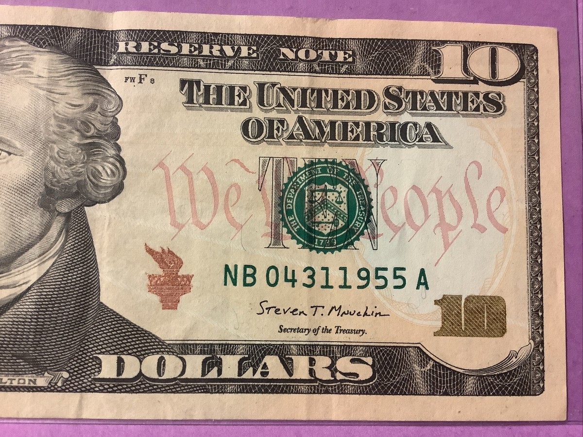 ☆ April 31 1955 Birthday Year Date ☆ 04 31 1955 ☆ $10 TEN Dollar Bill