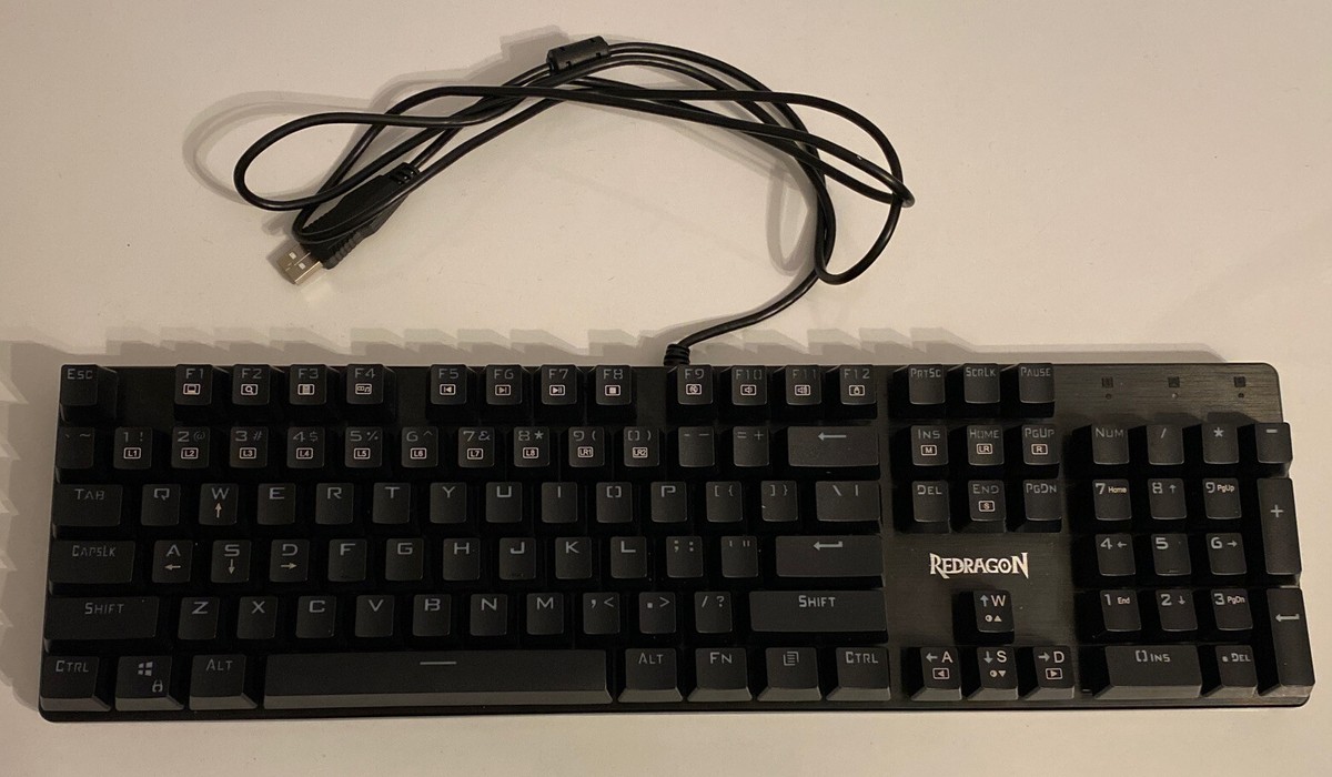 Redragon K608 Valheim Rainbow Gaming Keyboard 104 Keys NKRO