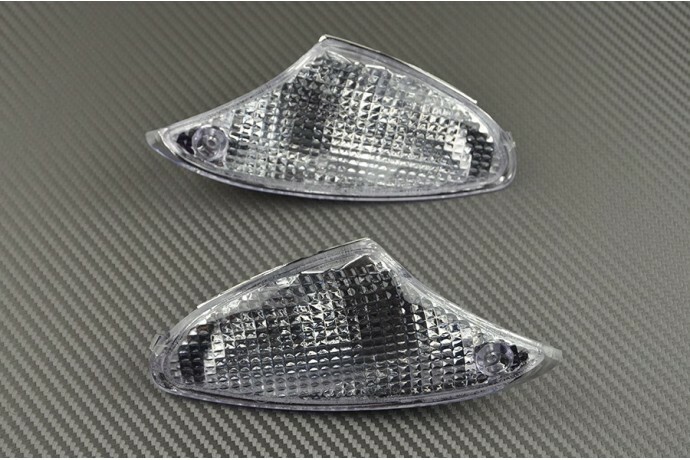 Clignotants moto transparents étanches et haute visibilité pour BMW R1200S