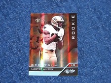 MARTEZ WILSON SAINTS 2011 ABSOLUTE PLATINUM SPECTRUM ROOKIE CARD 2/5 (E1)