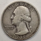*SILVER* 1935-D  Washington Quarter -《Great Way To Buy Silver!!》