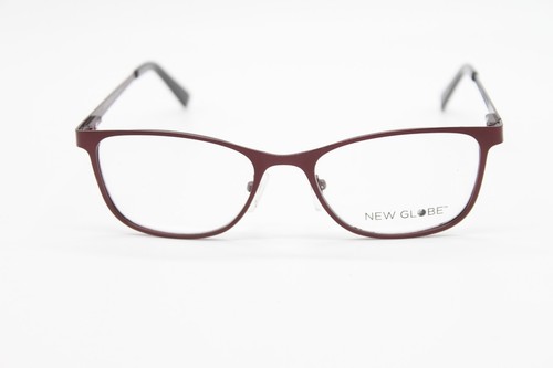 NEW NEW GLOBE L5170-P BURGUNDY AUTHENTIC EYEGLASSES 50-17 - Picture 2 of 4