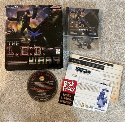 BIG BOX ULTRA RARE The L.E.D. Wars PC Strategy Game (Larian, 1997) ionos - NEW!