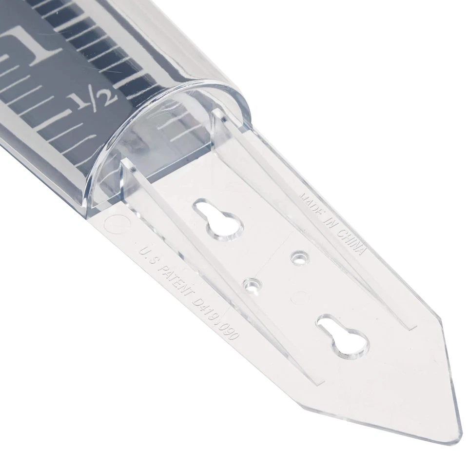 Легко читаемый увеличительный дождемер емкостью 5 дюймов, акриловый (00850A3) - Изображение 4 из 4