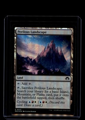 MTG Perilous Landscape #223 Common Foil Modern Horizons 3