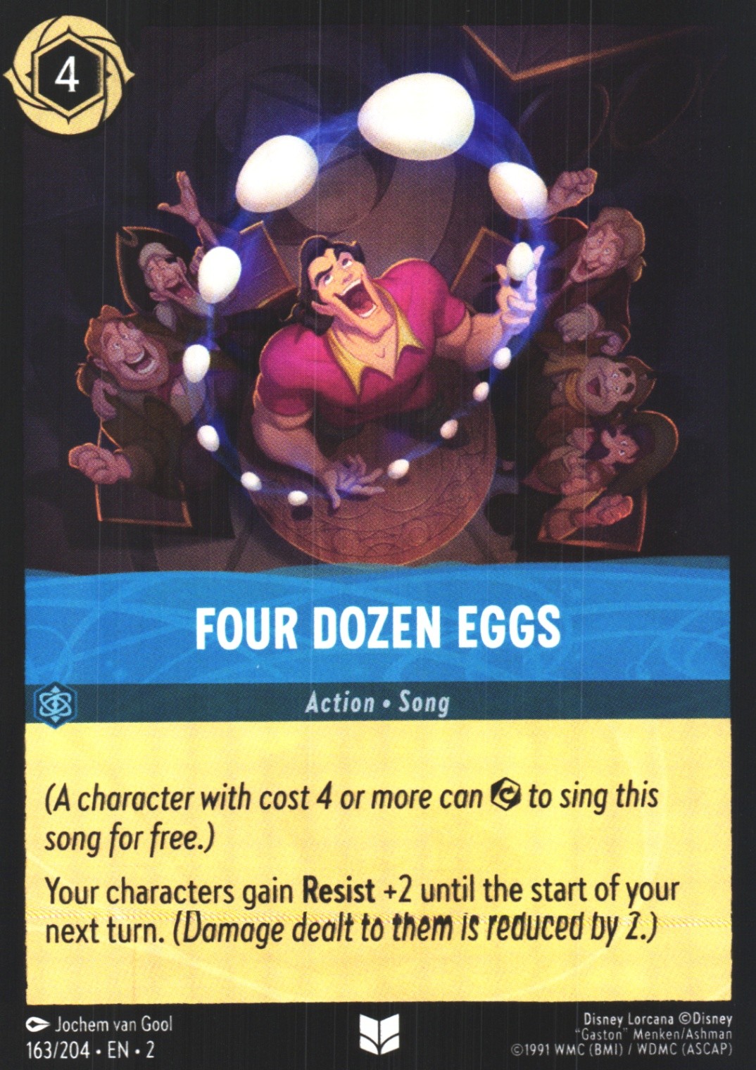 Four Dozen Eggs 163/204 Uncommon Rise of the Floodborn NM Lorcana Disney