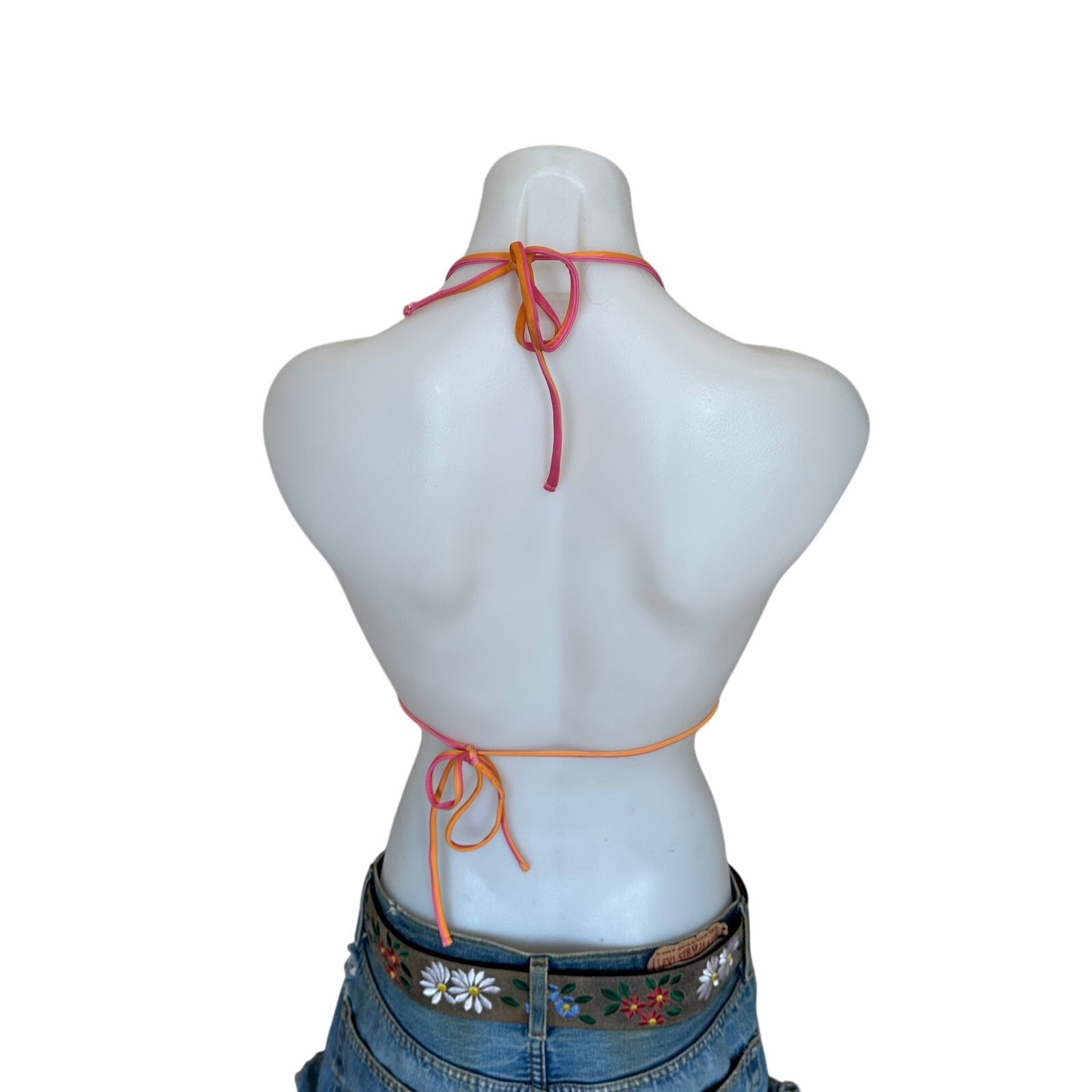 Lovers + Friends Striped Triangle String Bikini T… - image 7