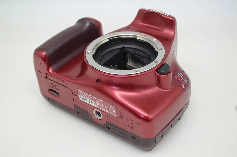 Canon EOS Kiss X50 / Rebel T3 / 1100D Camera Red w/ EF-S 18-55mm IS II #251112b - Image 4 of 4