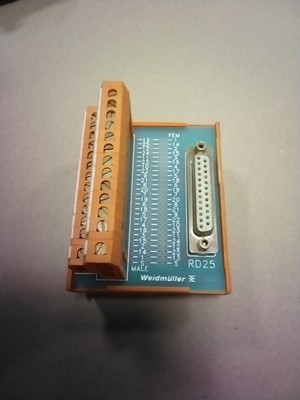 Weidmuller 910645/67 Morsettiera Interfaccia Breakout Board D Sub 25