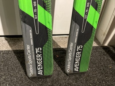 NORDICA AVENGER 75 SKIS 160 CM WITH NORDICA ADU BINDING Plates