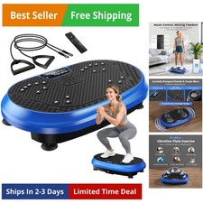 Vibration Plate Exercise Machine, Vibrating Fitness Platform for Lymphatic Dr...