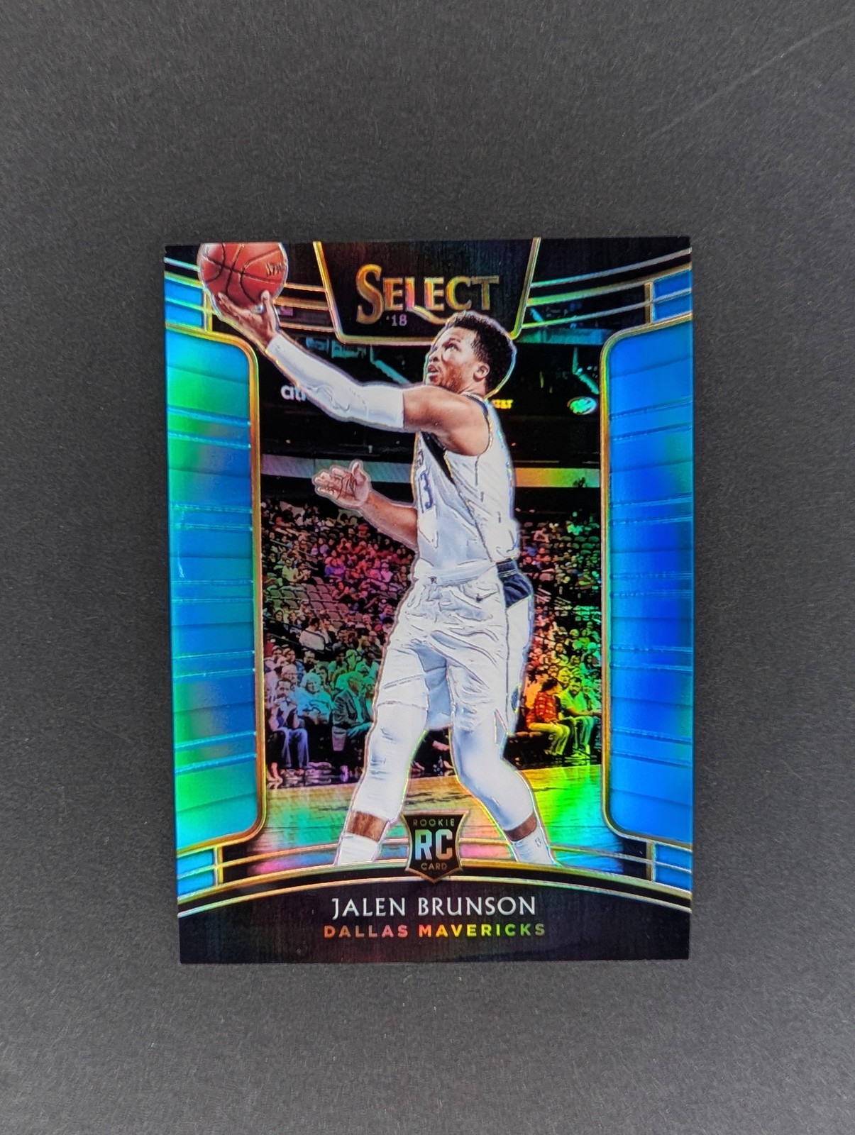 2018-19 Panini Select #8 Jalen Brunson Light Blue Prizms #/299 Mavericks Rookie