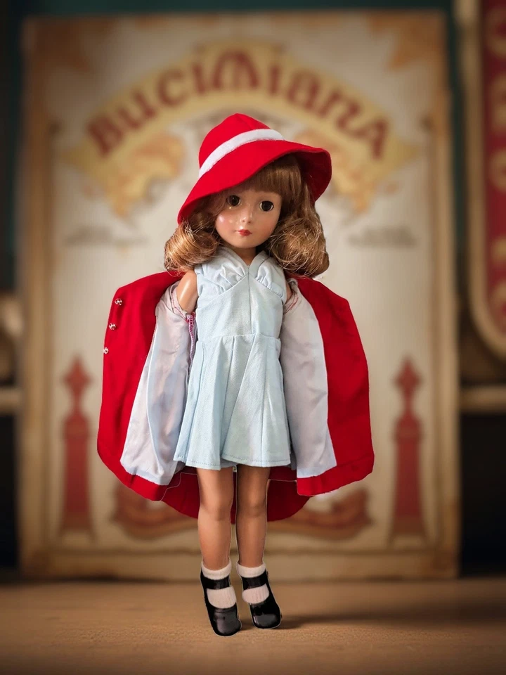 Effanbee Doll Co American Children Doll en rojo réplica 1936 18 pulgadas Foto 4 de 4