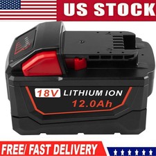 12000mAH For MILWAUKEE 18V 48-11-1812 For M18 High Output 12.0Ah Li-Ion Battery