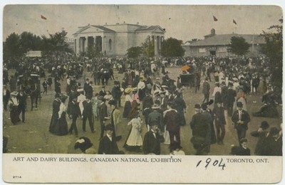 Toronto Ontario Canadian Nation Exhibition 1904 Art and Dairy Antique Postcard