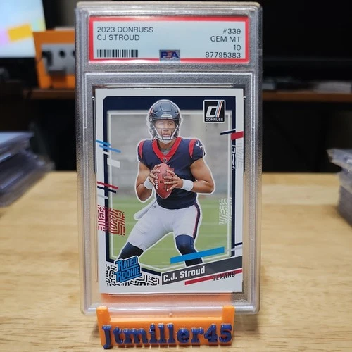 2023 Panini Donruss - Rated Rookie C.J. Stroud #244 (RC) PSA 10 Texans 🏈