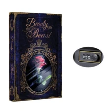 Fake Book Box - Small Safe Box with Combination Lock - Hidden Safe in Plain S...