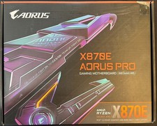 GIGABYTE X870E AORUS PRO AM5 LGA 1718 ATX DDR5 4x M.2 PCIe 5.0 USB4 Wi-Fi 7