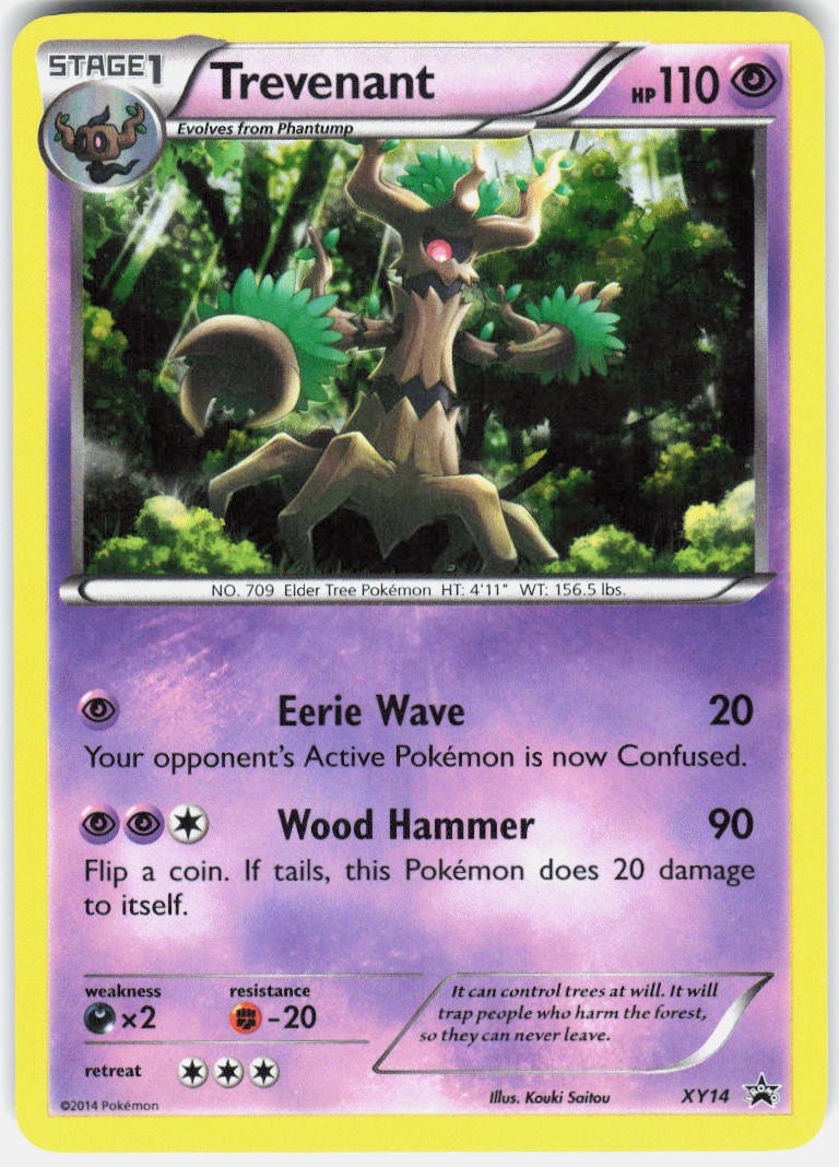 Trevenant Promo XY Promos XY14 NM Holo