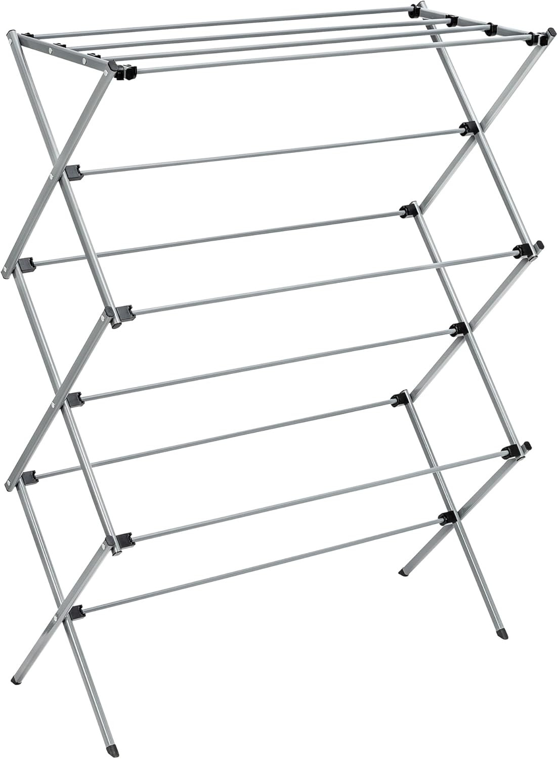Stendibiancheria Pieghevole Oversize DRY-09066 Argento, 22,7 Kg