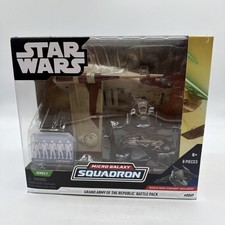 Star Wars Micro Galaxy Squadron Grand Army Republic Battle Pack Gunship Red New