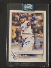 2024 Topps Archives Signature Series Max Muncy #22T-572 Auto /77 Dodgers