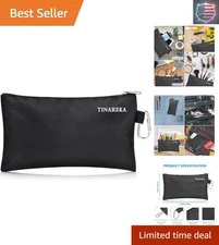 Compact Heavy-Duty Tool Pouch - 11.8" Water-Resistant for Gadgets & Accessories
