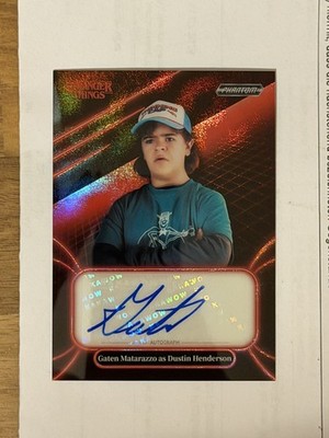 Dustin Henderson / Gaten Matarazzo /99 2026 Kakawow Stranger Things AUTO  