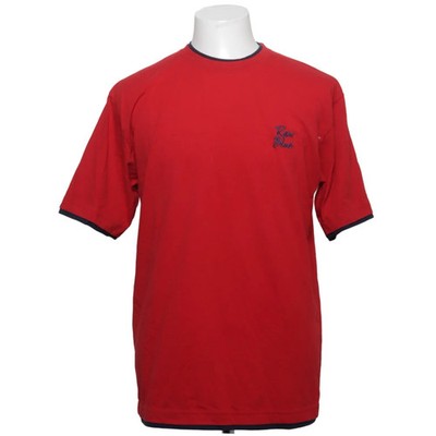Raw Blue, T-shirt, Größe: L, Rot/Blau, Baumwolle/Polyester, Sonstiges #ntW