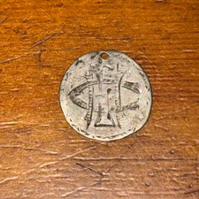 Seated Liberty Dime Love Token Engraved “HIC” Fancy Script