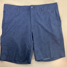 Callaway Golf Shorts Mens 38 Blue Micro Pattern Stretch Performance Activewear