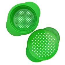 2 Pack - Can, Tuna, Colander Strainer, Food Grade Plastic, BPA-Free, Unibody ...