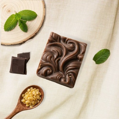 handgemachte Hanfseife mit Kakao COCOA WRAPPING & CARAMEL Vitamin E (56 /kg)