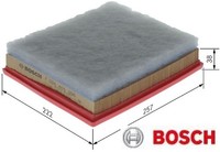 Bosch F026400096 Luftfilter Luftfiltereinsatz FüR Ford