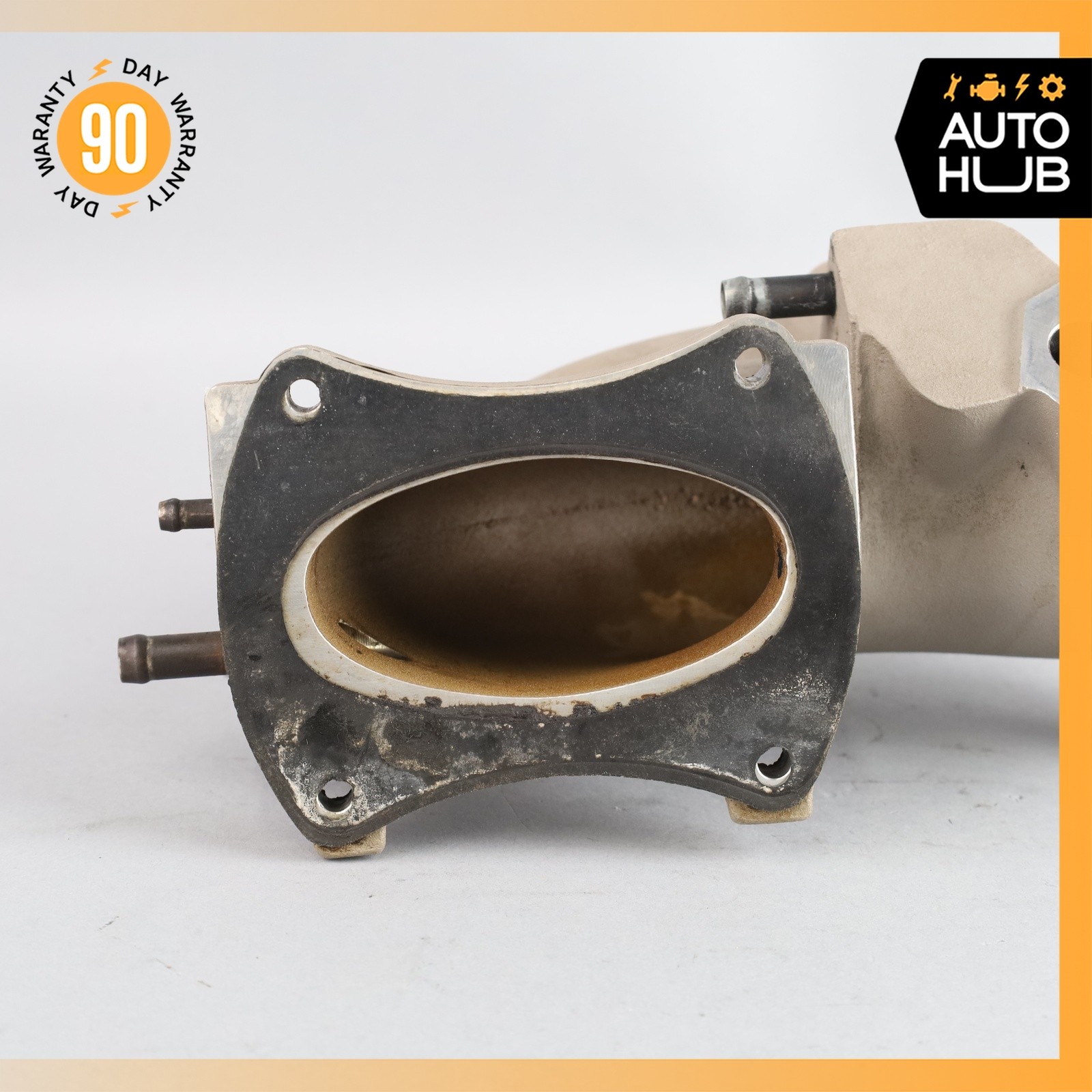 00-04 Aston Martin DB7 Vantage 5.9L Left Engine Throttle Body Adapter OEM 38k